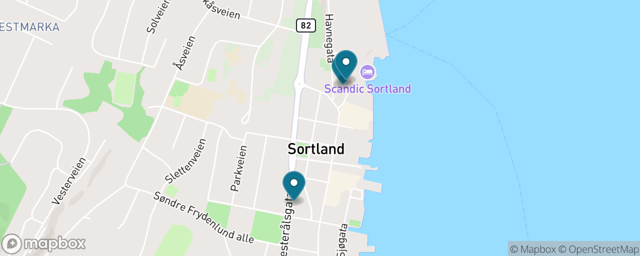 Map of the stops on “A Wet-Weather Arctic Day”