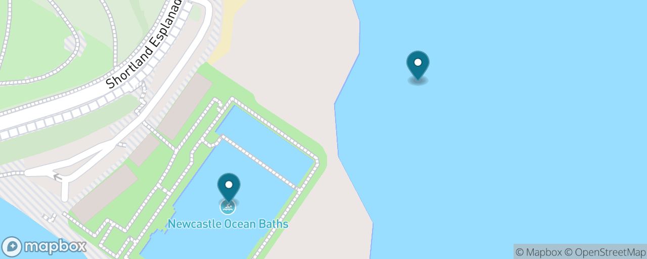 Map of the stops on “Beaches & Ocean Baths”
