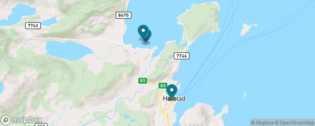Map of the stops on “Adolf Gun & Fortress”