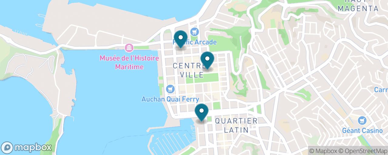 Map of the stops on “Market Breakfast and Two Small Museums”