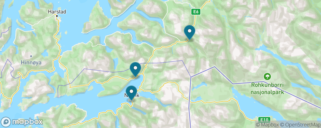 Map of the stops on “Polar Park — Arctic Wildlife Day”