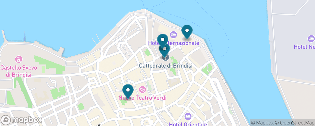 Map of the stops on “The Free Brindisi Morning”