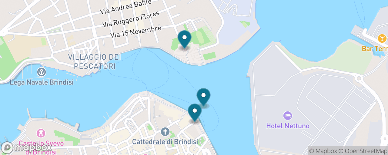 Map of the stops on “The View from the Rudder”