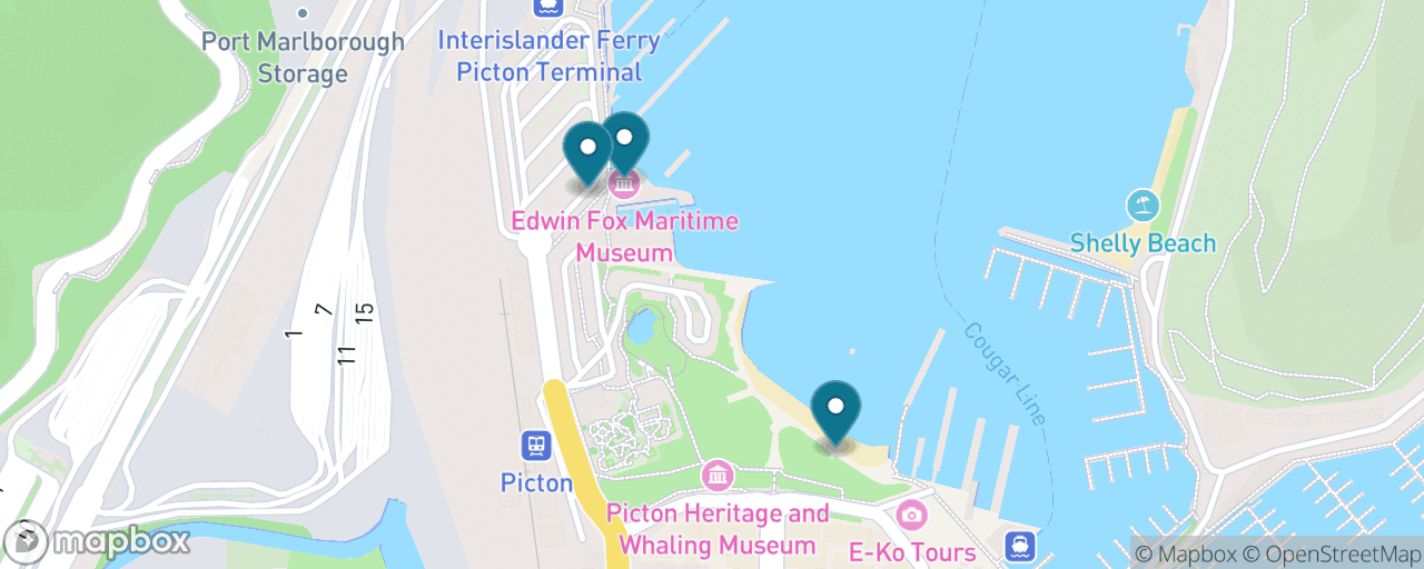 Map of the stops on “Picton on Foot: Foreshore, Convict Ship & Wildlife”