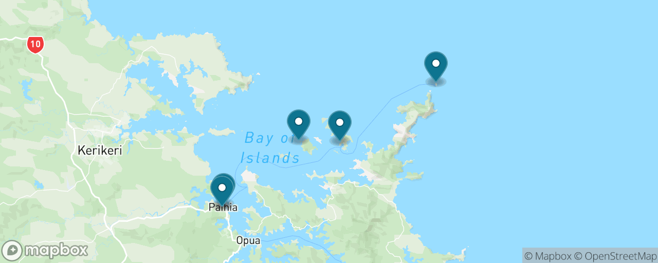 Map of the stops on “Hole in the Rock, the DIY Way”