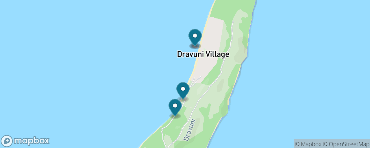 Map of the stops on “Dravuni: The Far Beach and Sandbar Escape”