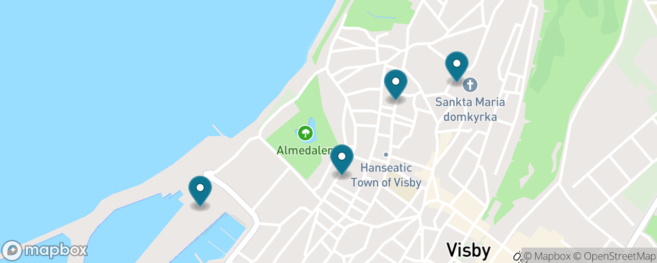 Map of the stops on “Vikings & Silver: A Museum Deep Dive”