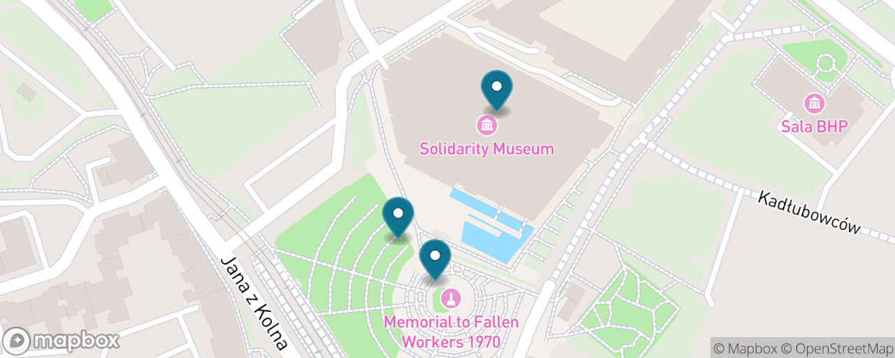Map of the stops on “Solidarity & the Shipyard That Changed Europe”