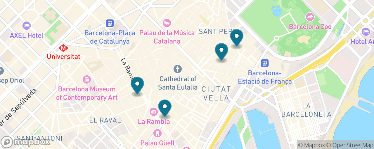 Map of the stops on “Market, Then Tapas”