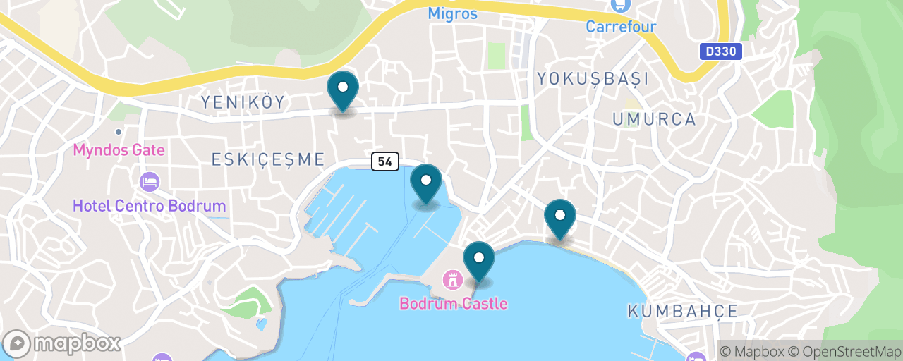 Map of the stops on “Castle, Mausoleum & Old Town Classic”