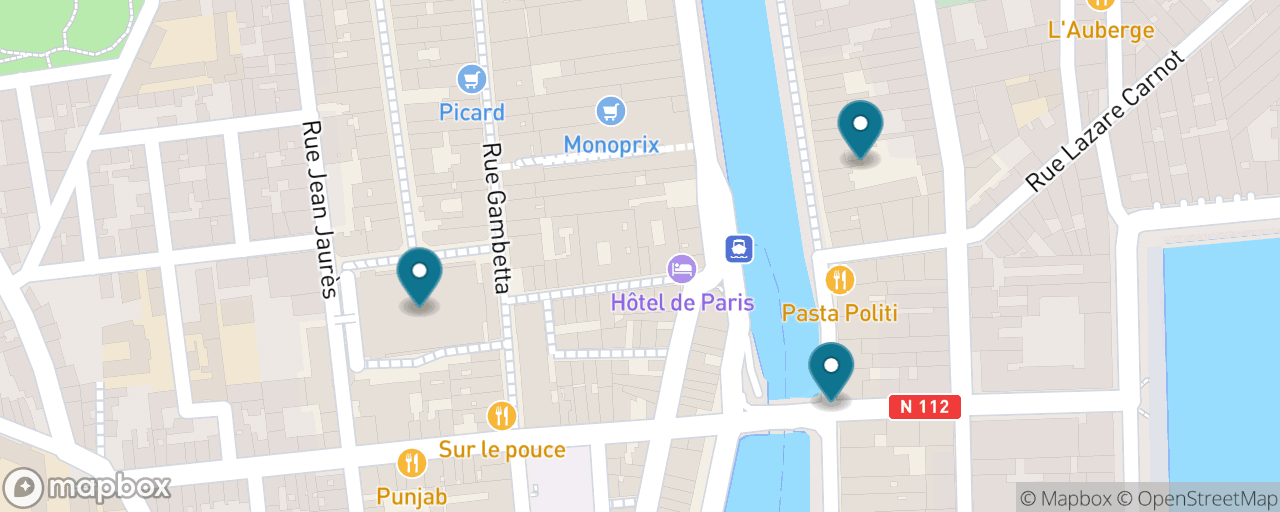 Map of the stops on “Market, Oysters & Picpoul”