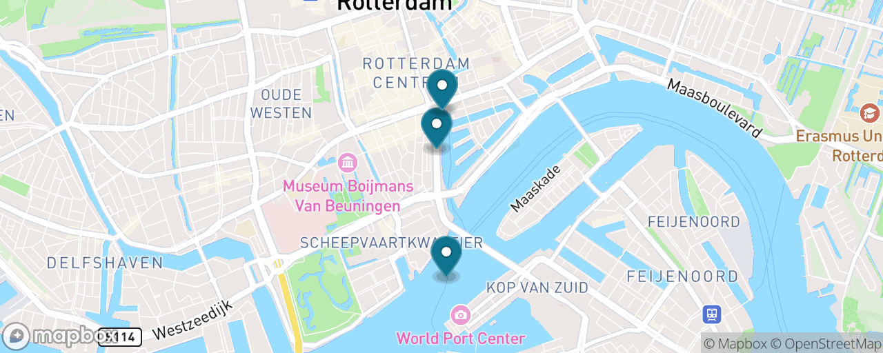 Map of the stops on “Working-Port Story: Spido Cruise & Maritime Museum”