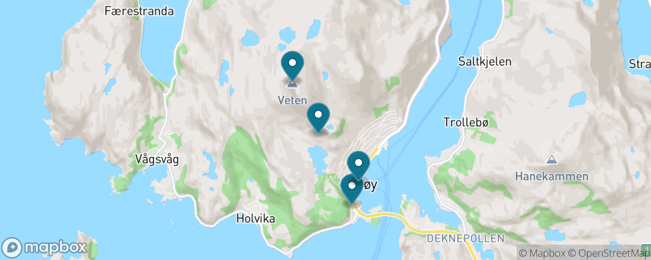 Map of the stops on “Climb to the Veten viewpoint (the free big-view day)”