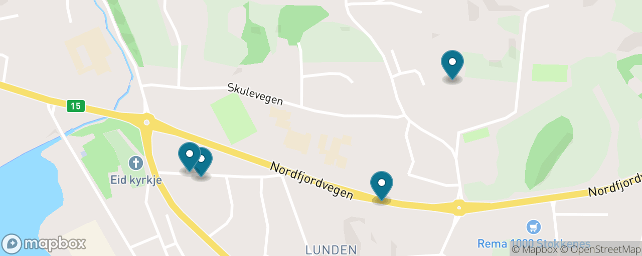 Map of the stops on “Viking Nordfjordeid: Sagastad, the Saga Walk & Eidsgata”