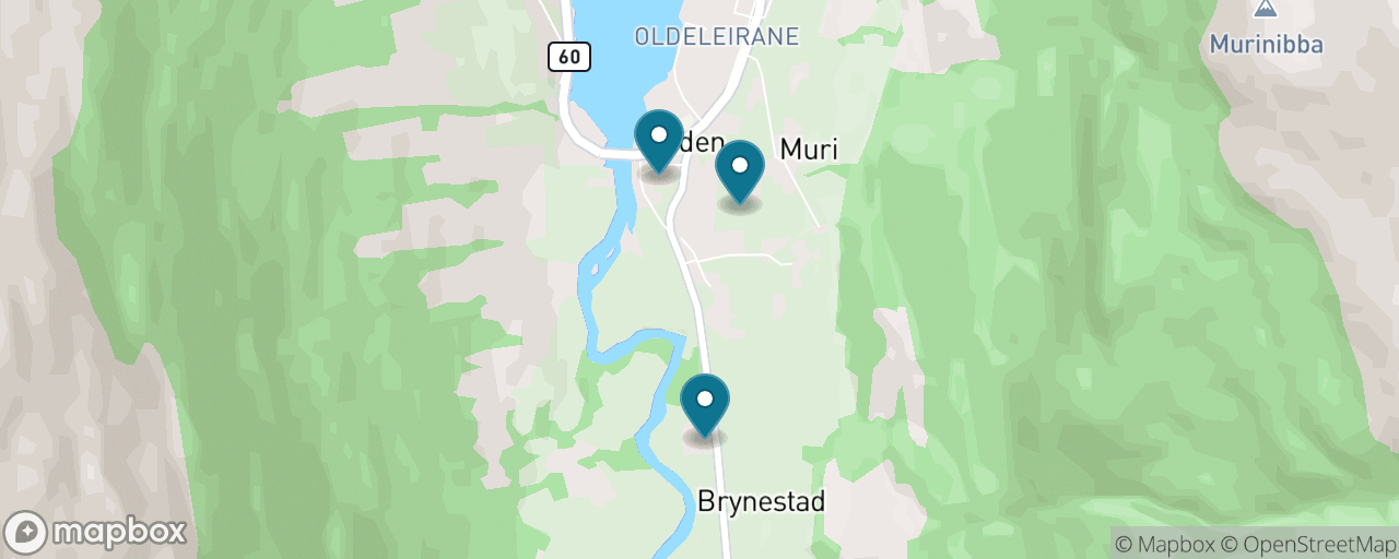 Map of the stops on “A Free Day in Olden Village”