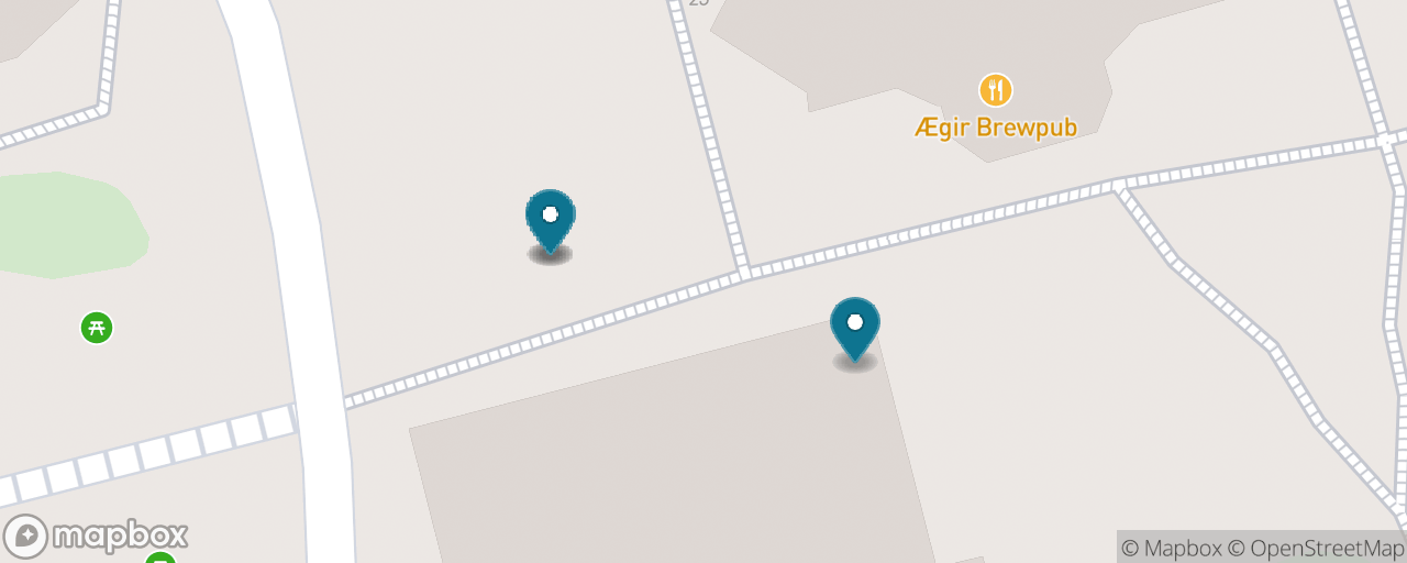 Map of the stops on “Ægir Viking Plank & Village Flavours”