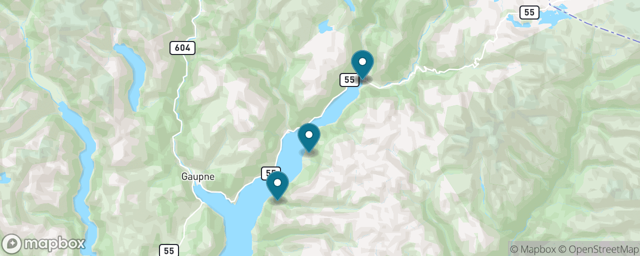 Map of the stops on “Romantic Road E-Bike to Feigefossen”