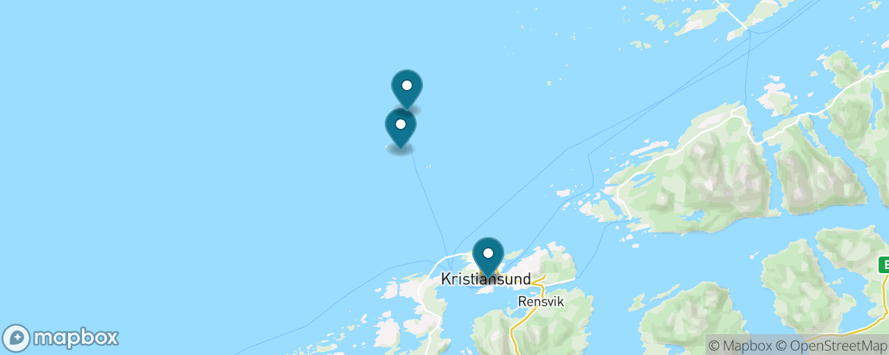 Map of the stops on “Grip Island Adventure”