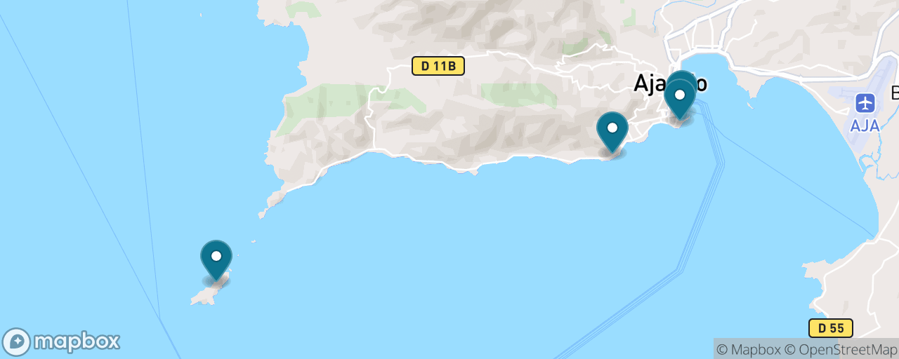 Map of the stops on “The Sanguinaires by Boat, Booked Yourself”
