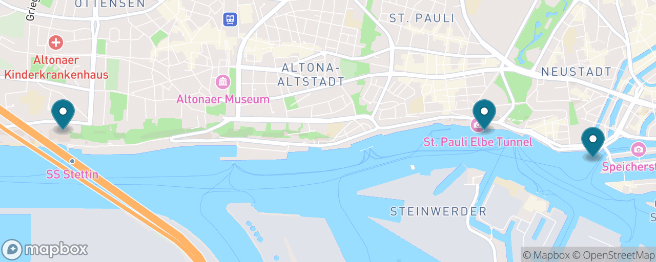 Map of the stops on “The DIY Harbour Cruise”