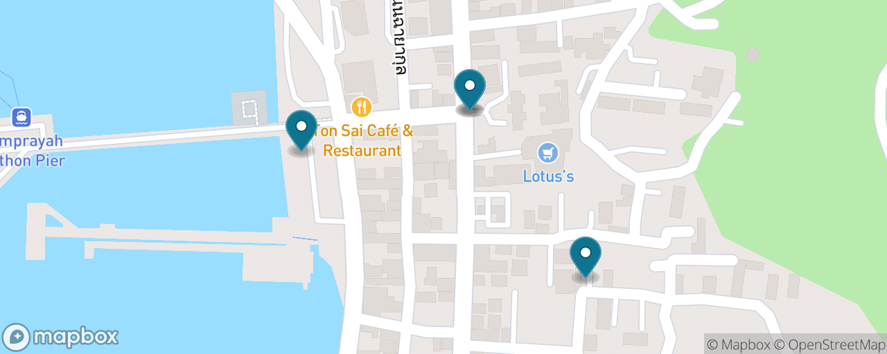 Map of the stops on “Free & Easy: Nathon on Foot”